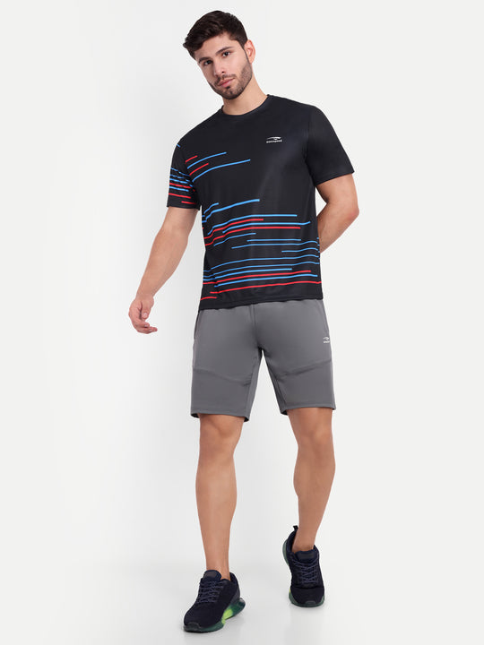 STEALTH BLACK GRAPHIC TSHIRT -AERO TEE