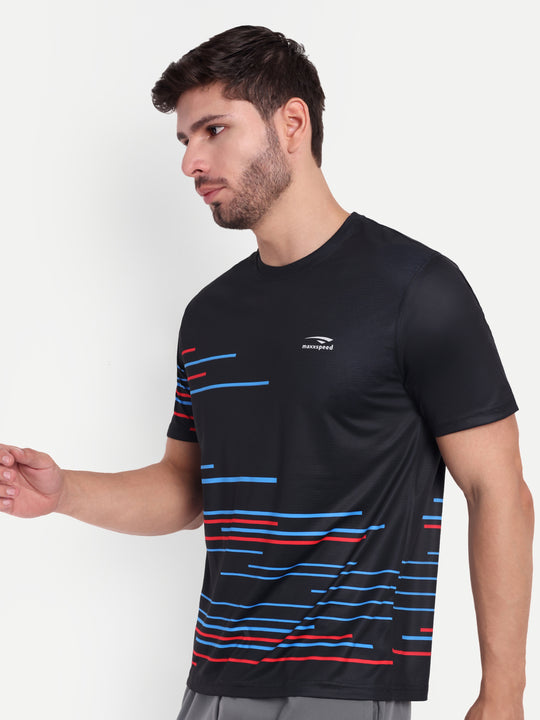 STEALTH BLACK GRAPHIC TSHIRT -AERO TEE