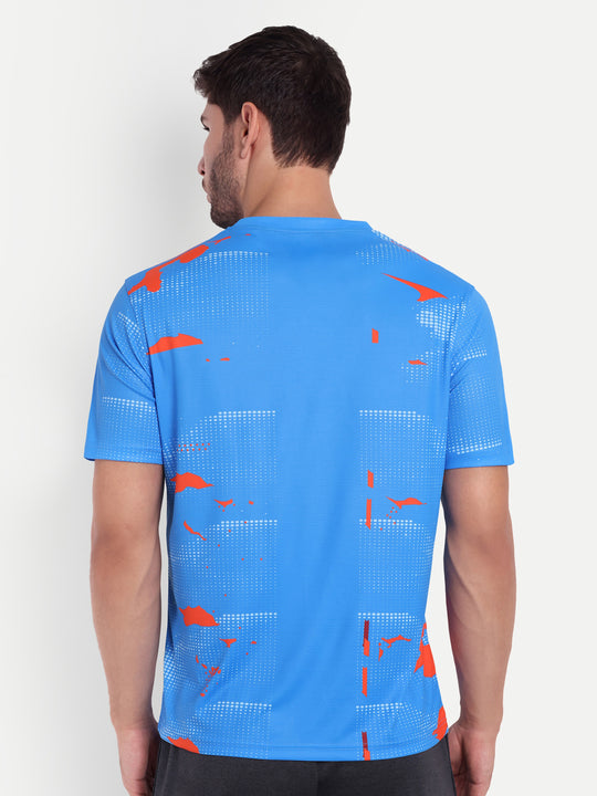 COBALT BLUE GRAPHIC TSHIRT- AERO TEE