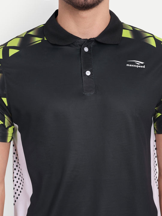 PITCH BLACK POLO TSHIRT- AERO TEE