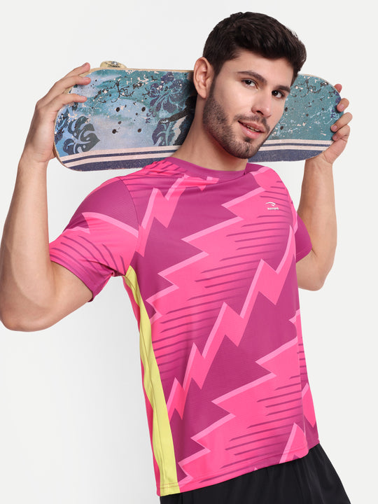 FLAMINGO PINK GRAPHIC TSHIRT - AERO TEE